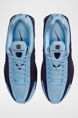 Shox R4 de piel - Azul