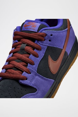 SB Dunk Low Pro de piel - Violeta