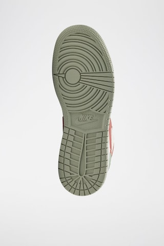 Air Jordan 1 Low en cuir - Vert d'eau et blanc