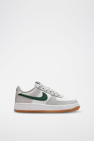 Air Force 1 Big en cuir - Gris et blanc