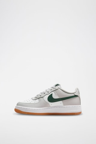 Air Force 1 Big en cuir - Gris et blanc