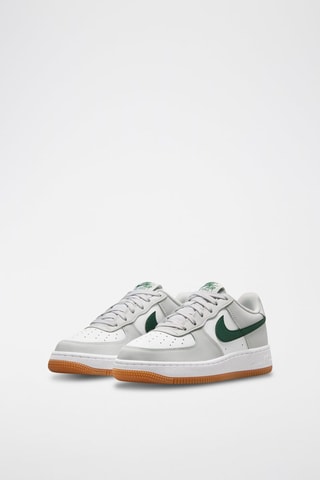 Air Force 1 Big en cuir - Gris et blanc