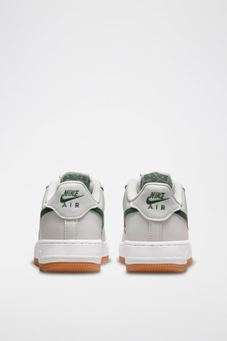 Air Force 1 Big en cuir - Gris et blanc