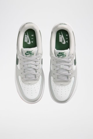 Air Force 1 Big en cuir - Gris et blanc