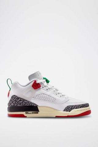 Jordan Spizike Low en cuir - Blanc