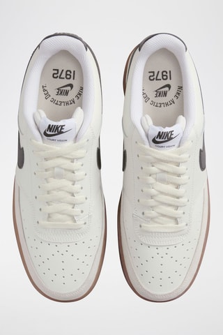 Nike Court Vision Low de piel - Blanco
