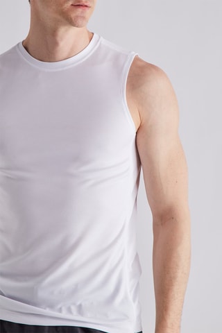 2 camisetas de tirantes de entrenamiento - Blanco y negro - Asos Design