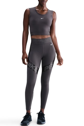 Camiseta de tirantes de entrenamiento Pro - Gris oscuro