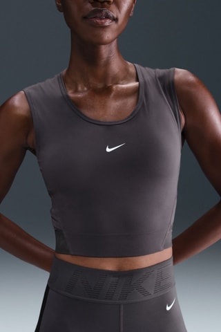 Camiseta de tirantes de entrenamiento Pro - Gris oscuro
