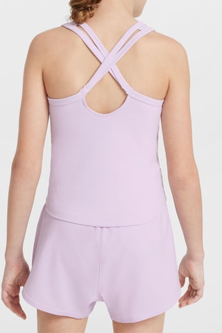 Camiseta de tirantes de fitness - Malva y blanco - Nike