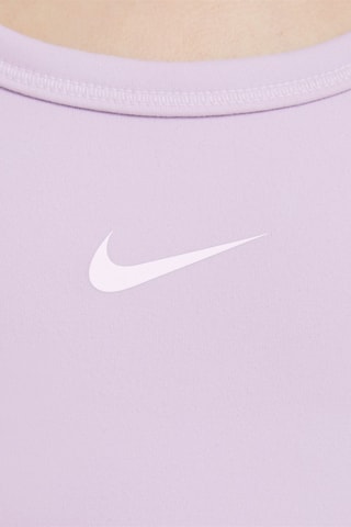 Camiseta de tirantes de fitness - Malva y blanco - Nike