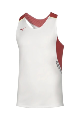 Camiseta de tirantes de running - Blanco