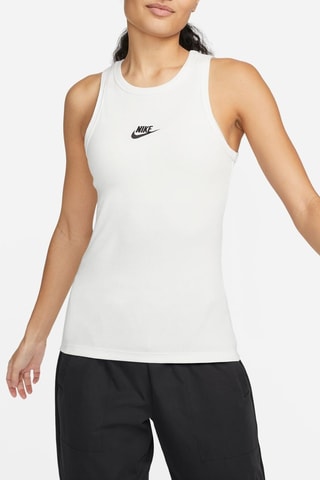 Camiseta de tirantes de entrenamiento - Blanco y negro - Nike