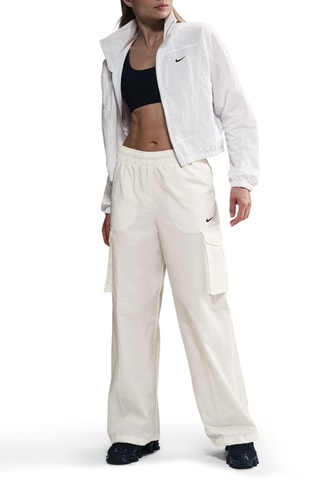 Pantalón cargo de tiro alto - Crudo - Nike