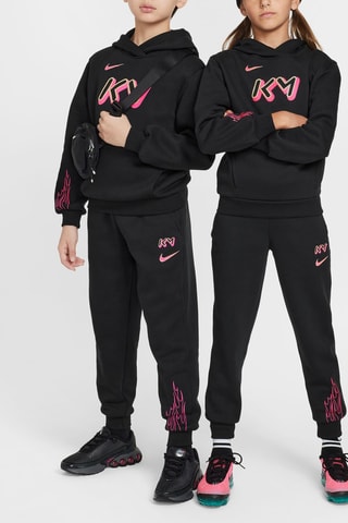 Pantalón polar de fútbol Kylian Mbappé - Negro - Nike