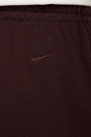Pantalón ancho polar de lana - Marrón