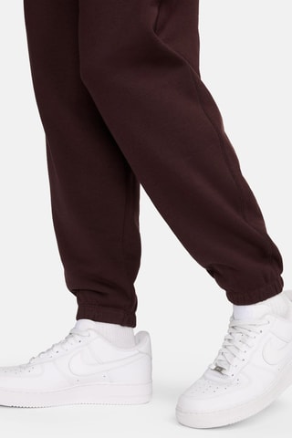 Pantalón ancho polar de lana - Marrón