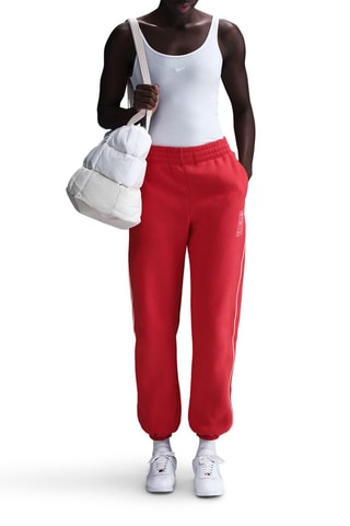 Pantalón polar - Rojo y blanco - Nike