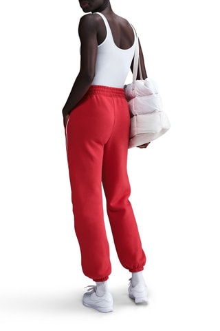 Pantalón polar - Rojo y blanco - Nike