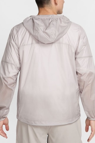Chaqueta con capucha - Gris claro