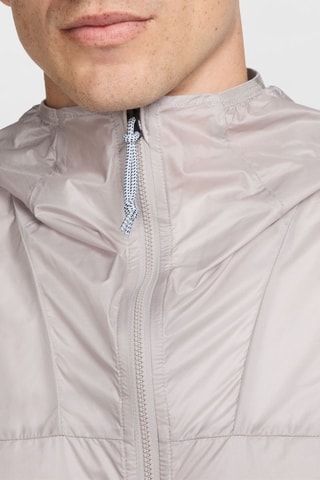 Chaqueta con capucha - Gris claro