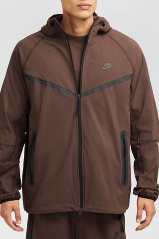 Chaqueta con capucha - Marrón