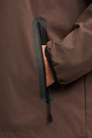 Chaqueta con capucha - Marrón