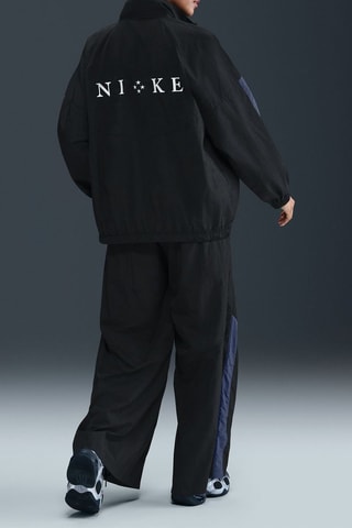 Chaqueta Windrunner - Negro y azul marino