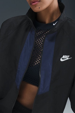 Chaqueta Windrunner - Negro y azul marino