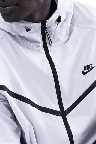 Chaqueta con capucha Tech - Gris claro