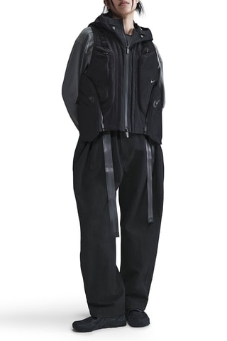 Chaleco con capucha - Negro