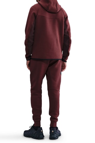 Chaqueta con capucha Tech - Burdeos