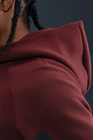 Chaqueta con capucha Tech - Burdeos