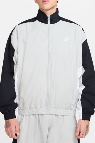 Chaqueta de chándal Club - Gris claro y negro