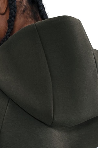 Chaqueta con capucha Tech - Caqui y negro