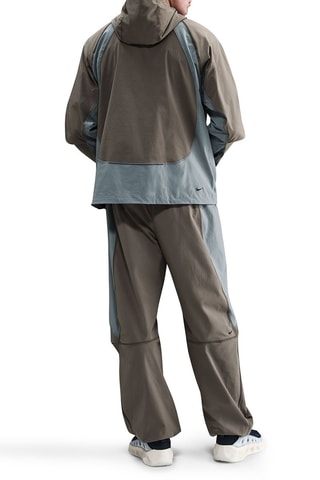 Chaqueta con capucha Tech - Topo y gris oscuro