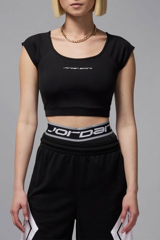 Crop top - Negro - Jordan