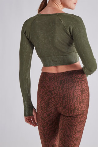 Crop top - Caqui - Tala