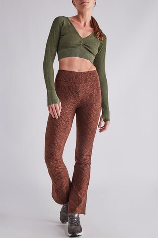 Crop top - Caqui - Tala