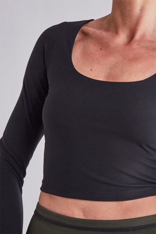 Crop top - Negro - Asos Design
