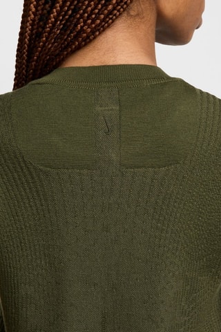 Vestido midi de lana Every Stitch - Verde