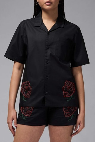 Camisa ancha - Negro