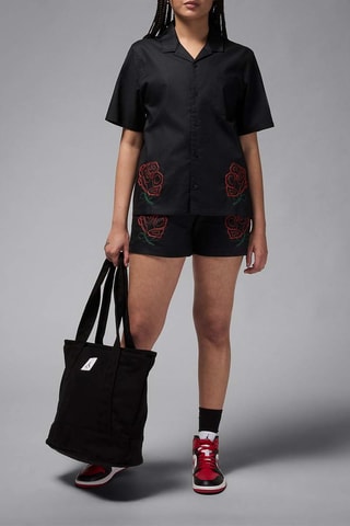 Camisa ancha - Negro
