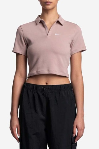 Polo corto Essential - Gris claro