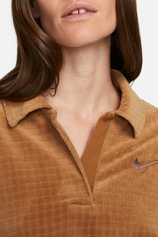 Polo de terciopelo - Marrón - Nike