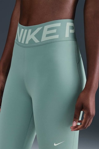 Leggings de entrenamiento de tiro alto Nike Pro Sculpt - Verde agua