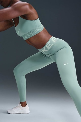 Leggings de entrenamiento de tiro alto Nike Pro Sculpt - Verde agua