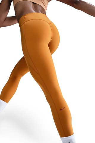 Leggings deportivos de tiro alto - Camel