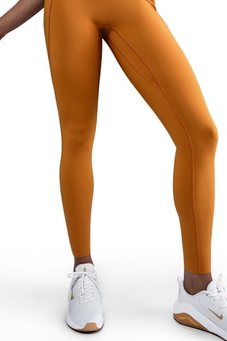 Leggings deportivos de tiro alto - Camel