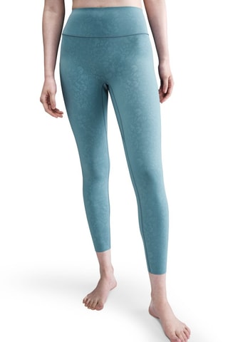 Leggings deportivos de tiro alto - Azul pato